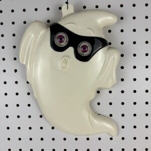 Vintage 1999 Ghost Light Up Eyes The Paper Magic Group Halloween Wall Door Decor